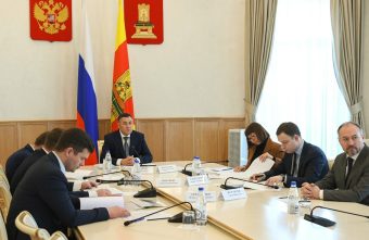 Игорь Руденя провел рабочую встречу по вопросам строительства и реконструкции объектов ЖКХ в Тверской области