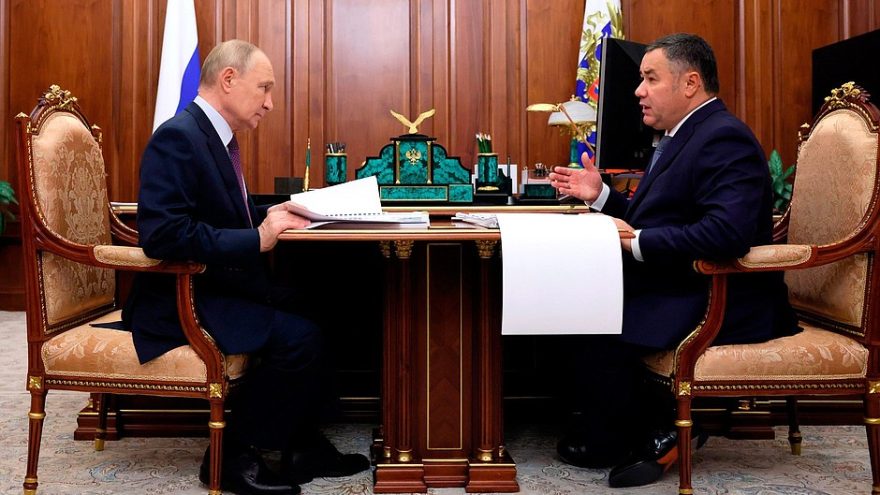 Игорь Руденя рассказал об экономическом росте Тверской области Владимиру Путину Игорь Руденя рассказал об экономическом росте Тверской области Владимиру Путину