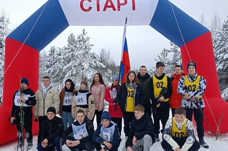 Школьники из Оленинского округа получили "бронзу" на межмуниципальных соревнованиях по биатлону