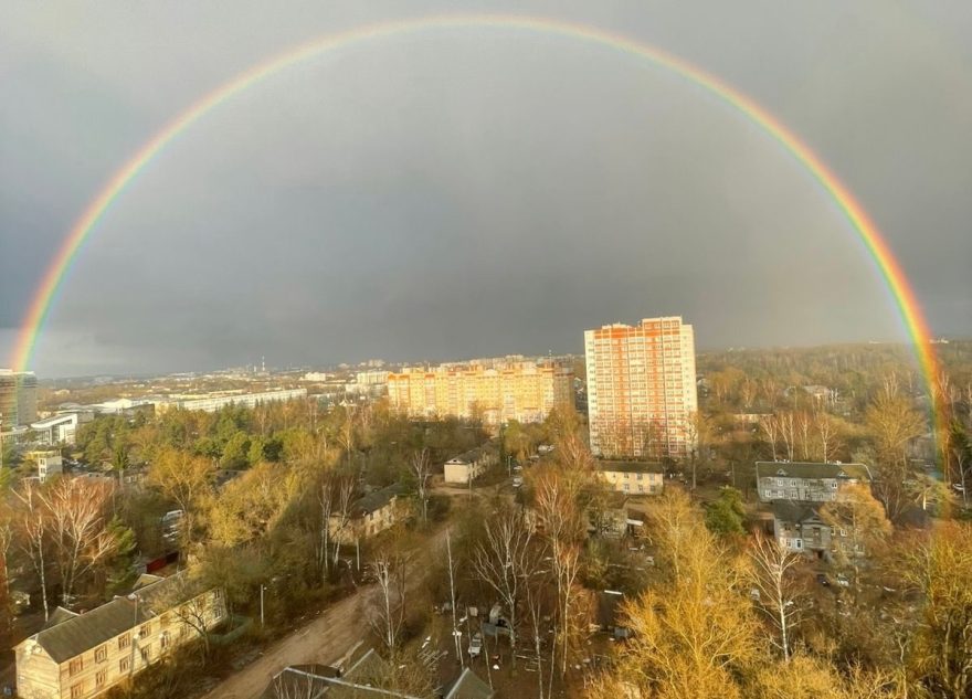 1 февраля в Тверской области вышла радуга