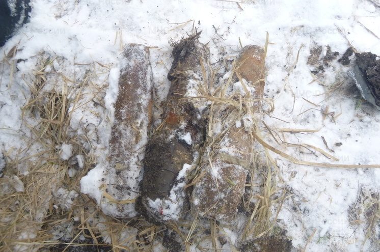 На окраине Андреаполя нашли три снаряда времен войны