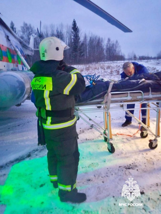 Вертолет санавиации доставил в Тверь двух пациентов из области