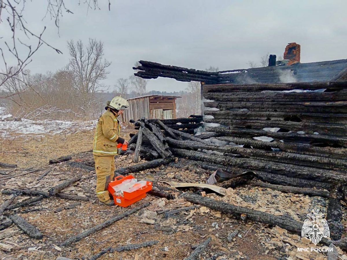 В Тверской области на пожаре погиб человек