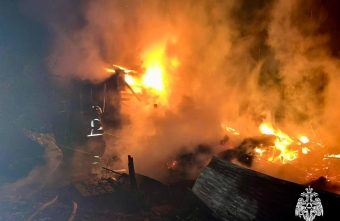 Вчера в Тверской области в пожаре сгорел человек Вчера в Тверской области в пожаре сгорел человек