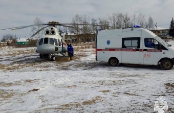 Вертолет санавиации экстренно транспортировал в Тверь пациента из Кашина Вертолет санавиации экстренно транспортировал в Тверь пациента из Кашина