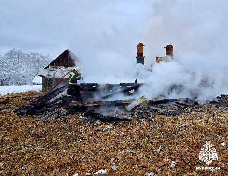 В Тверской области сгорел дотла жилой дом В Тверской области сгорел дотла жилой дом