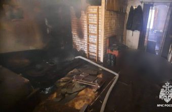 При тушении пожара в Тверской области обнаружили тело погибшего