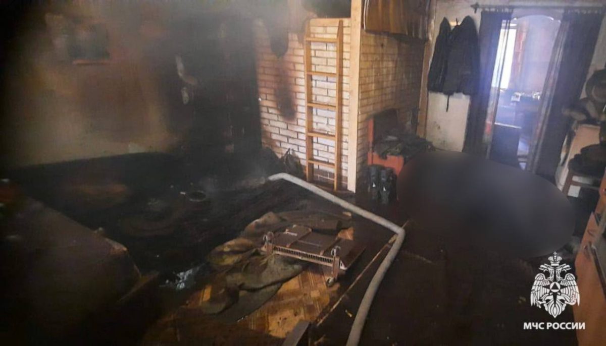 При тушении пожара в Тверской области обнаружили тело погибшего