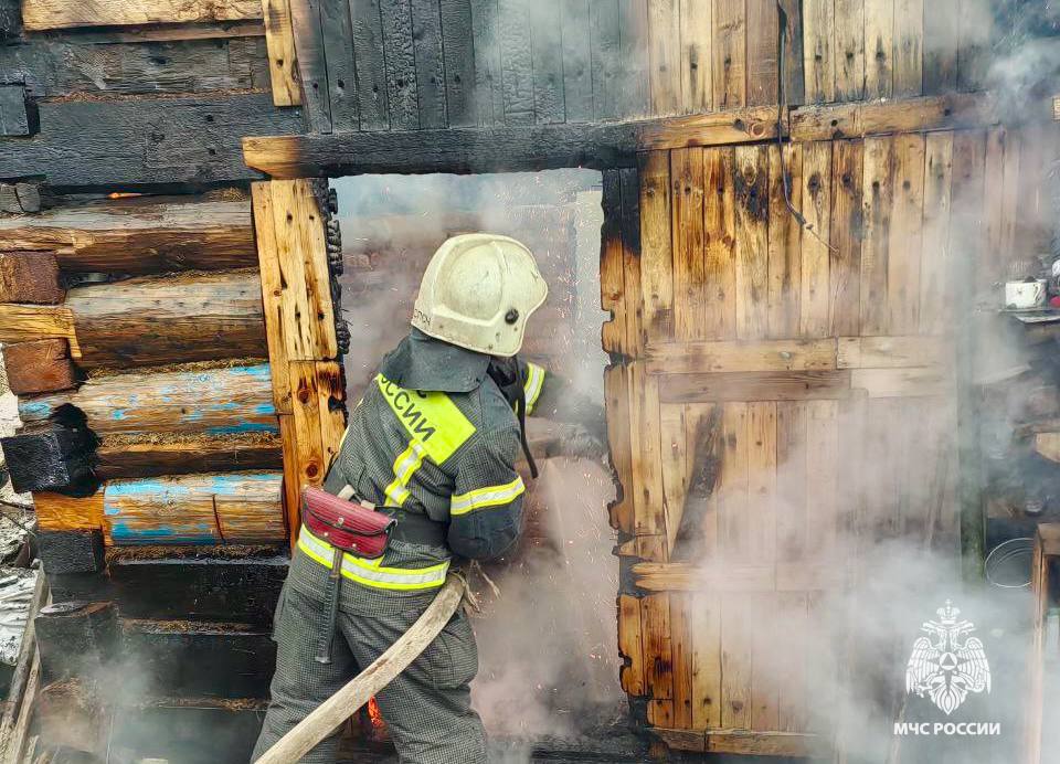 В Калининском округе Тверской области произошел пожар в бане