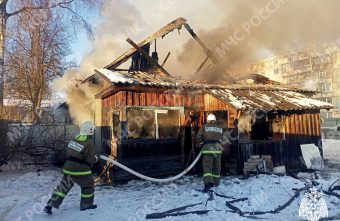 Во время пожара в Тверской области погиб человек Во время пожара в Тверской области погиб человек