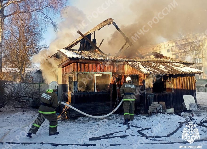 Во время пожара в Тверской области погиб человек