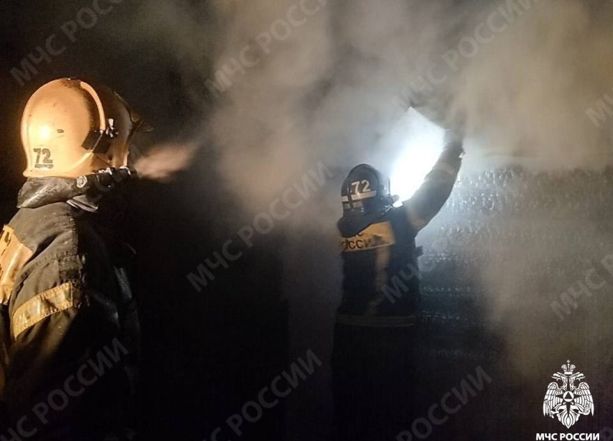 В Тверской области дотла сгорела баня