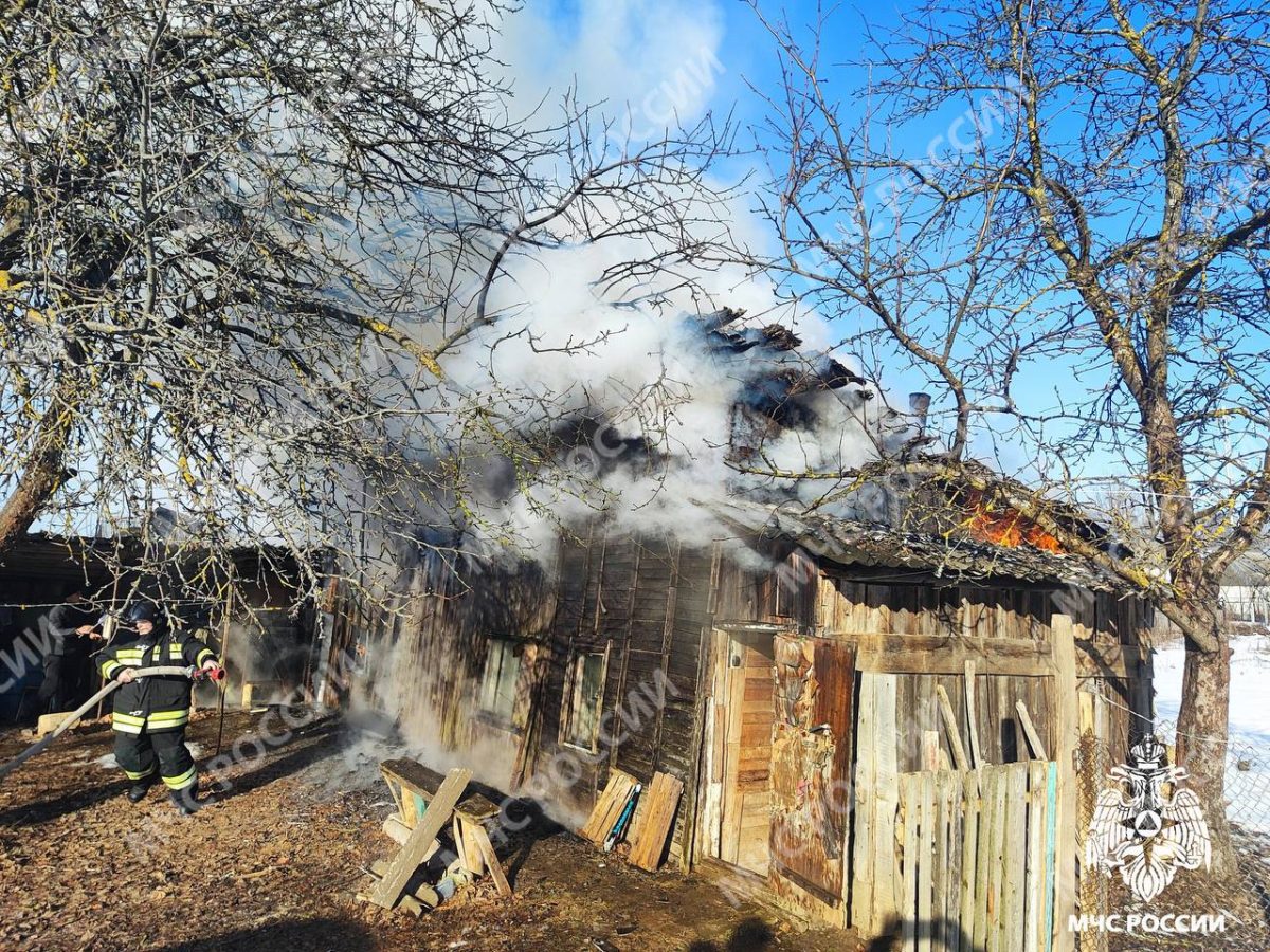 В Тверской области пожарные спасли от огня несколько построек
