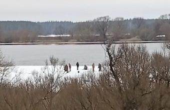 В Тверской области рыбаки устроили массовое скопление на тонком льду В Тверской области рыбаки устроили массовое скопление на тонком льду