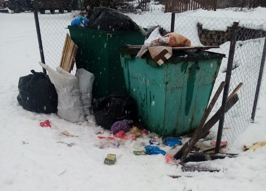 В деревнях Тверской области три недели не вывозят мусор