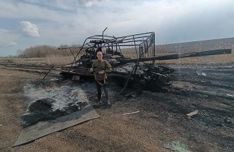 Антоха Наводчик из Тверской области передал с фронта привет землякам Антоха Наводчик из Тверской области передал с фронта привет землякам