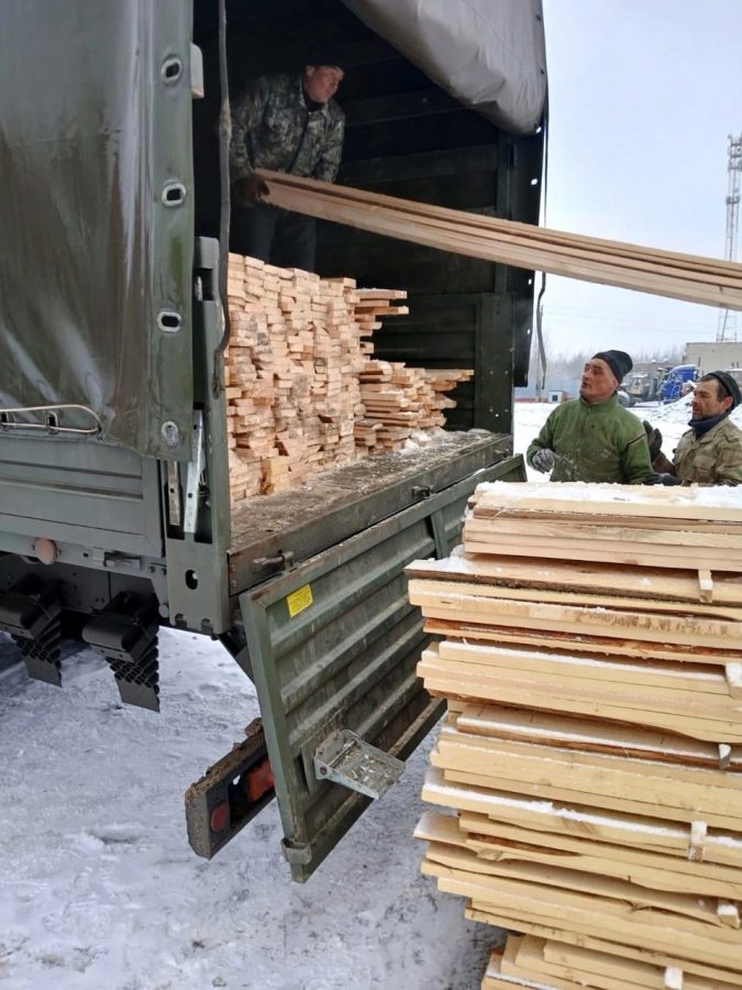 Больше 30 кубометров пиломатериалов отправили из Тверской области в зону проведения СВО