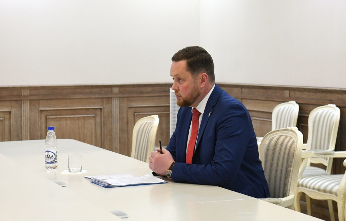 Губернатор Игорь Руденя провёл встречу с главой Ржевского округа Романом Крыловым