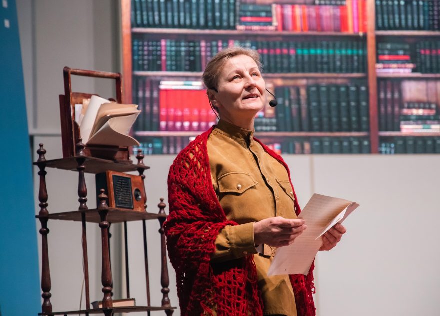 «Из фронтовой тетради»: в Твери показали моноспектакль, посвящённый событиям Ржевской битвы