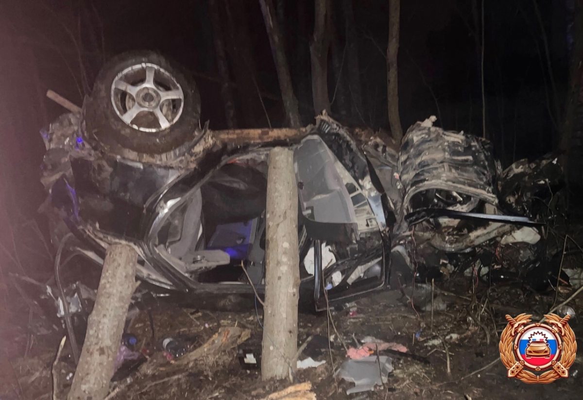 Появились подробности ДТП с перевернувшейся в Тверской области "Приорой"