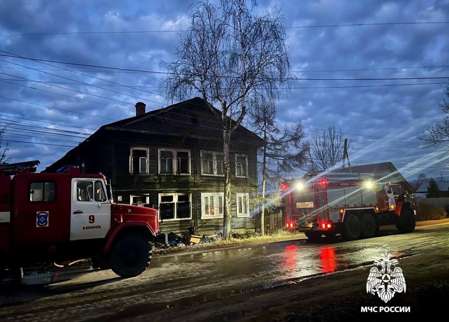 Страшный пожар произошел в Тверской области утром