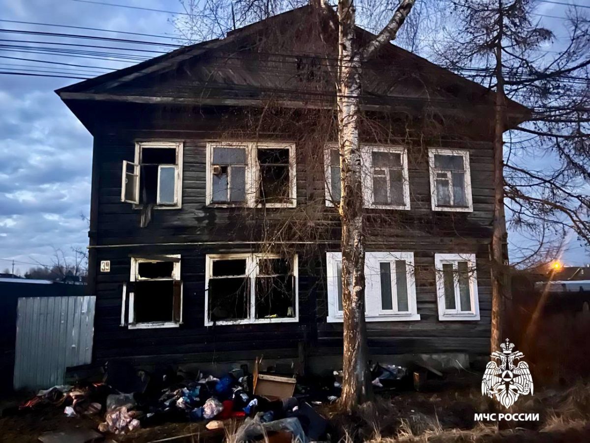 Страшный пожар произошел в Тверской области утром