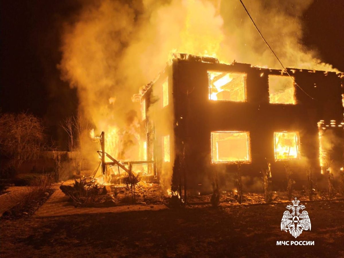 В Тверской области сгорел дачный дом