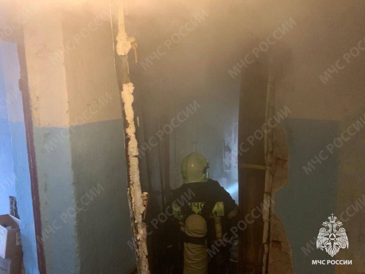 На пожаре в Тверской области погибла пожилая хозяйка квартиры