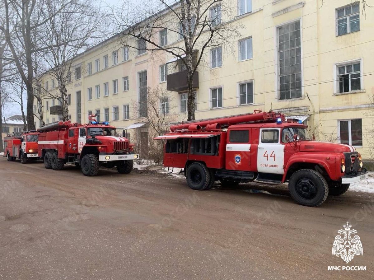 На пожаре в Тверской области погибла пожилая хозяйка квартиры