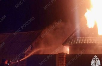 В Тверской области за полчаса потушили загоревшуюся баню