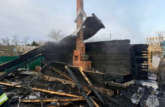 В Тверской области дотла сгорела баня В Тверской области дотла сгорела баня