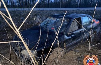В Тверской области пострадали водитель и пассажирка опрокинувшегося "Чери"