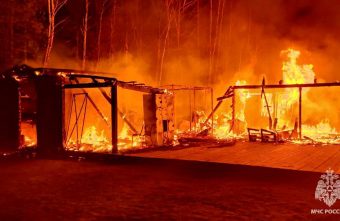 Ночью в Твери вспыхнул пирс