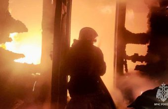 Из-за неисправной электрики в Тверской области сгорела баня