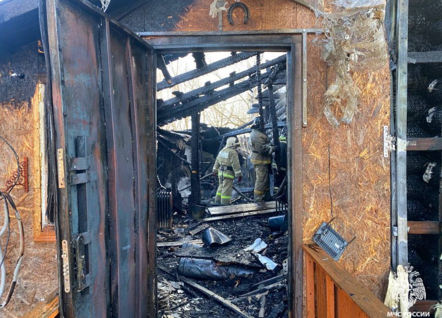 На пожаре в Тверской области погиб хозяин дома