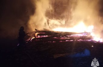 В Тверской области сгорело дотла бесхозное строение В Тверской области сгорело дотла бесхозное строение