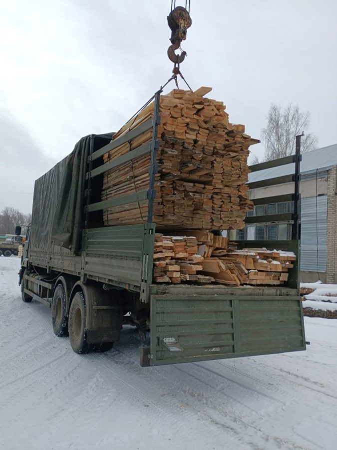 Больше 30 кубометров пиломатериалов отправили из Тверской области в зону проведения СВО