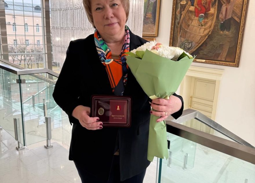 Профессору ТвГТУ Валентине Матвеевой присвоено звание «Почетный работник науки и образования Тверской области»