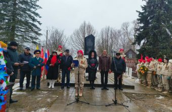 Жители Оленинского округа отметили годовщину освобождения
