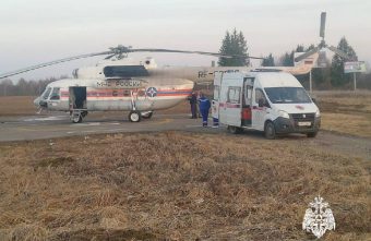 Вертолет МЧС совершил санитарный вылет для оказания помощи мужчине Вертолет МЧС совершил санитарный вылет для оказания помощи мужчине
