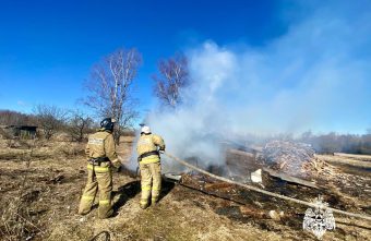 Пожар в Тверской области полностью уничтожил баню Пожар в Тверской области полностью уничтожил баню