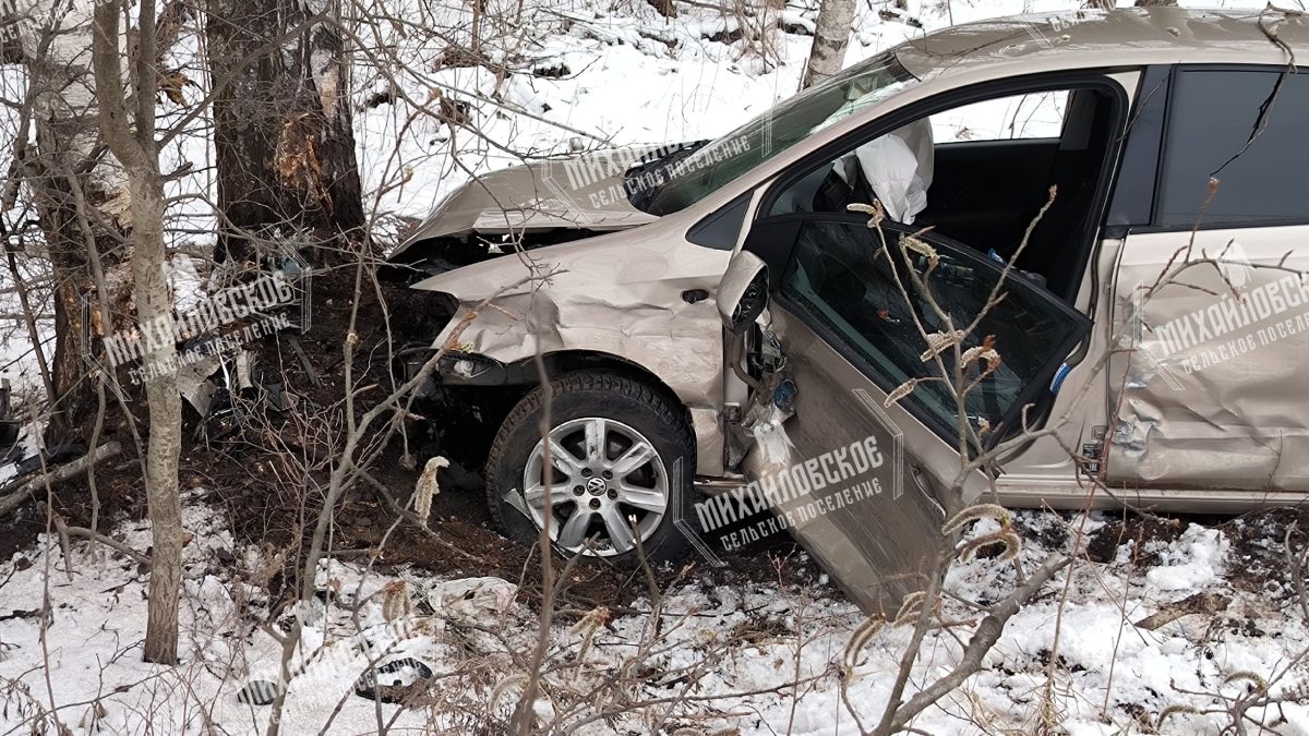 Под Тверью столкнулись три автомобиля, один в кювете