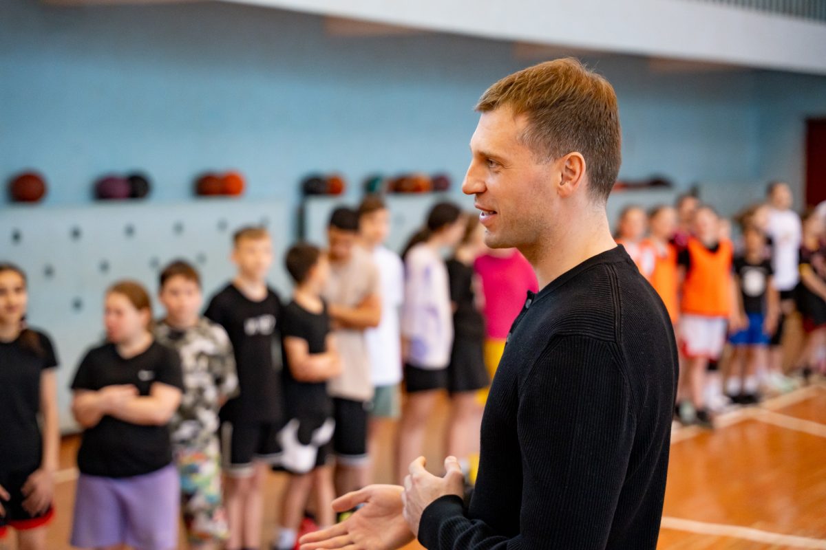 В Тверскую область приезжал баскетболист с мировым именем