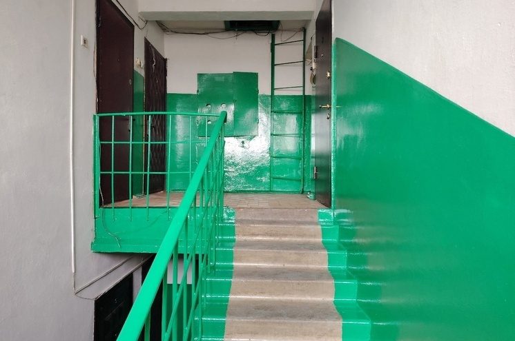 В Оленино состоялась приемка подъездов после косметического ремонта