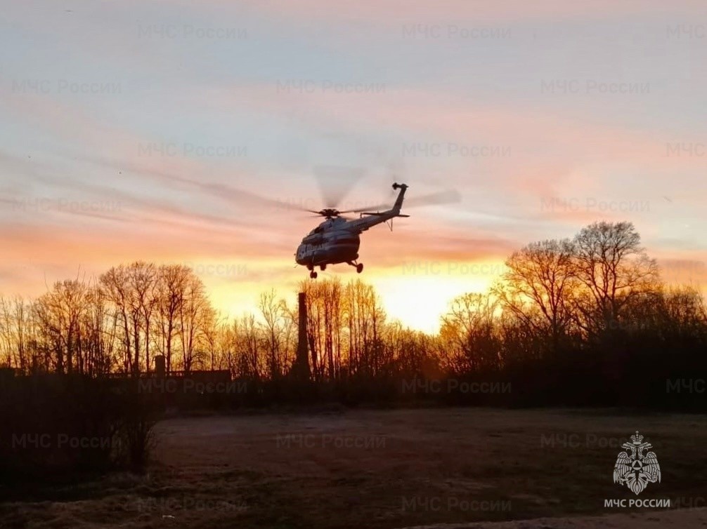 Ребёнка экстренно доставили в Тверь на вертолёте санавиации