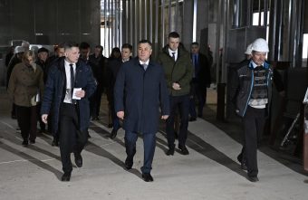 Игорь Руденя проинспектировал строительство Детской областной клинической больницы Игорь Руденя проинспектировал строительство Детской областной клинической больницы