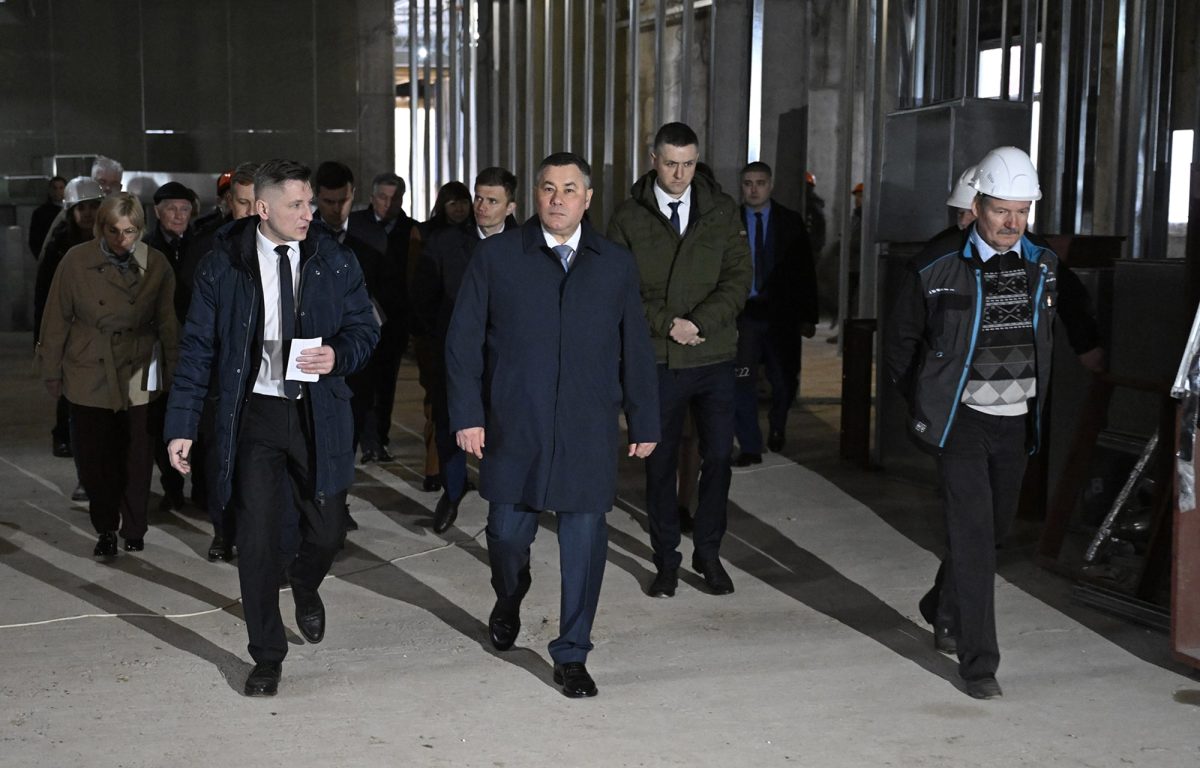 Игорь Руденя проинспектировал строительство Детской областной клинической больницы