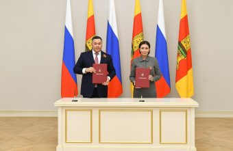 Губернатор Игорь Руденя и генеральный директор АСИ Светлана Чупшева подписали соглашение о сотрудничестве