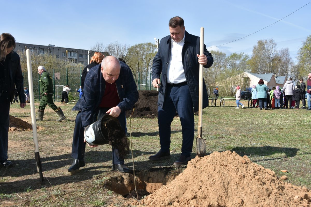 В Вышнем Волочке заложили новый парк