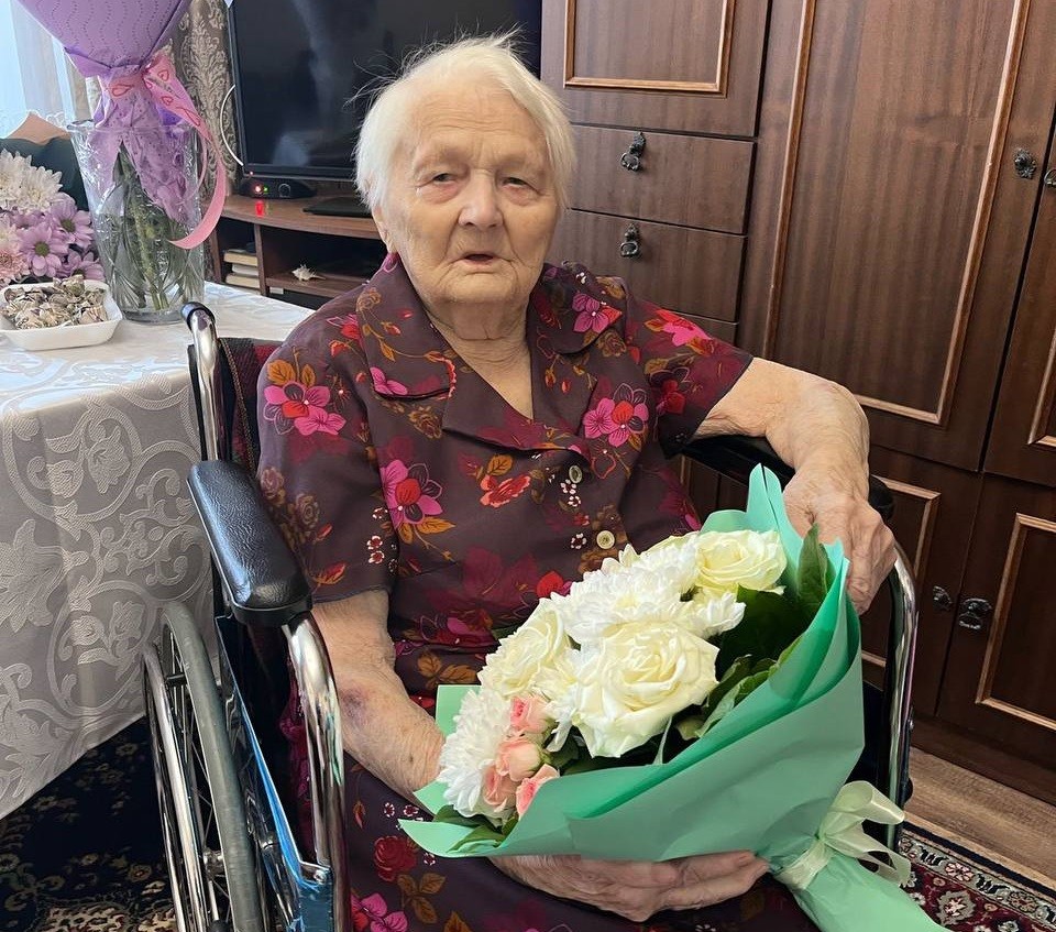 Труженица тыла Валентина Городинская из Старицы отметила вековой юбилей